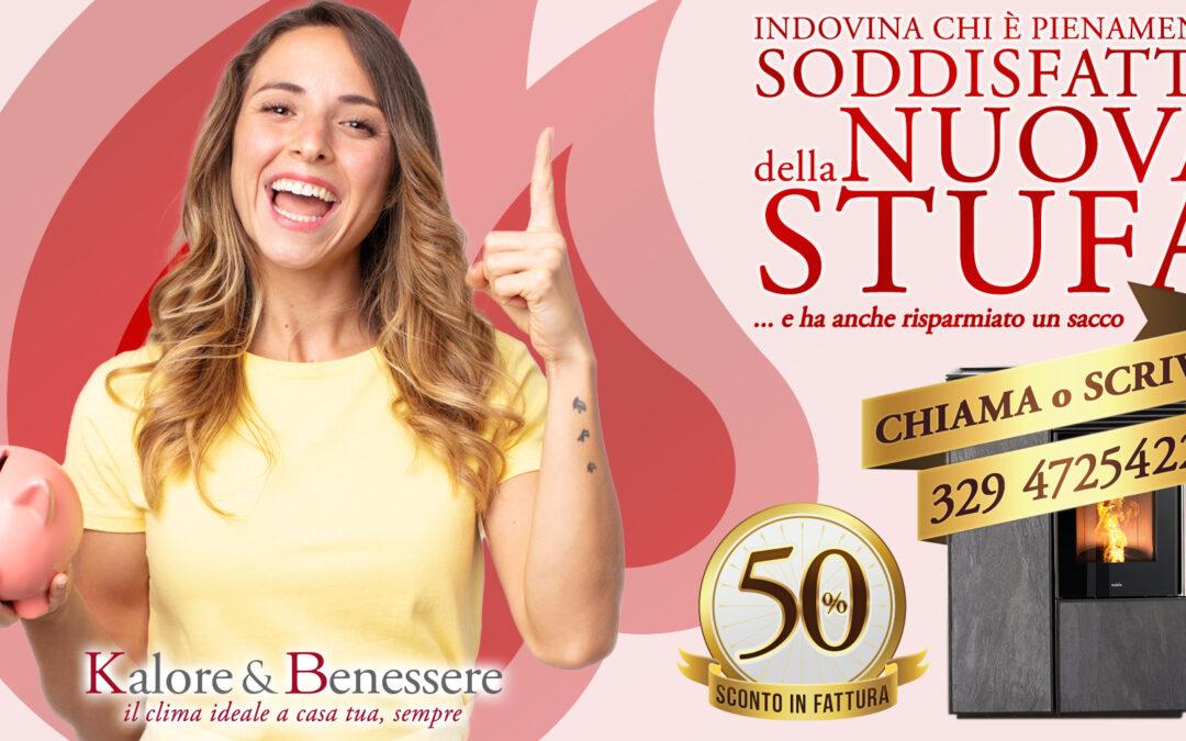 PIENAMENTE SODDISFATTA DELLA NUOVA STUFA