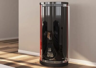 STUFA A LEGNA ERGONOMIC